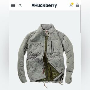 Huckberry Relwen Quilted Gray Jacket